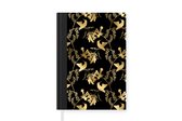 Carnet - Cahier d'écriture - Motifs - Vogels - Or - Carnet - Format A5 - Bloc-notes