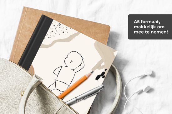 Carnet - Carnet d'écriture - Naissance - Bienvenue petit - Citations - Proverbes - Bébé - Carnet - Format A5 - Bloc-notes