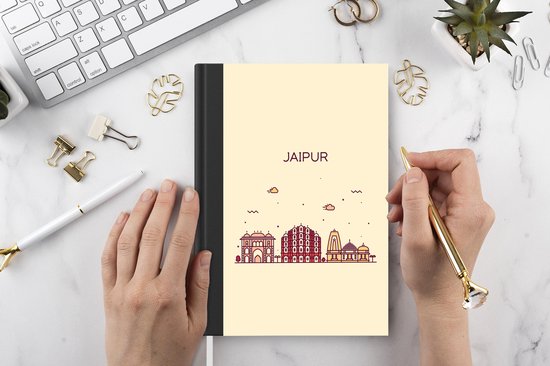 Notebook - Carnet d'écriture - Inde - Jaipur - Skyline - Notebook - A5 size - Bloc-notes