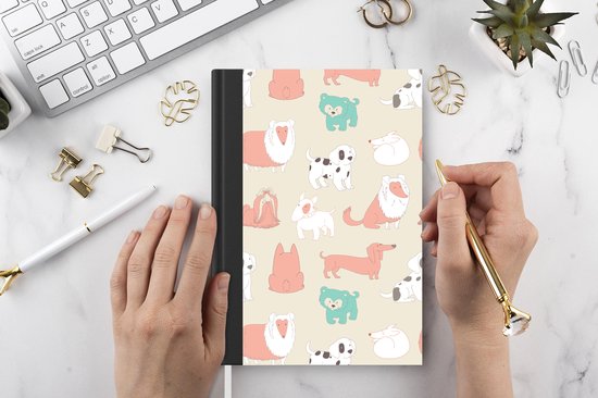 Carnet - Cahier d'écriture - Patron - Chien - Puppy - Garçons - Filles - Enfants - Kids - Carnet - Format A5 - Bloc-notes