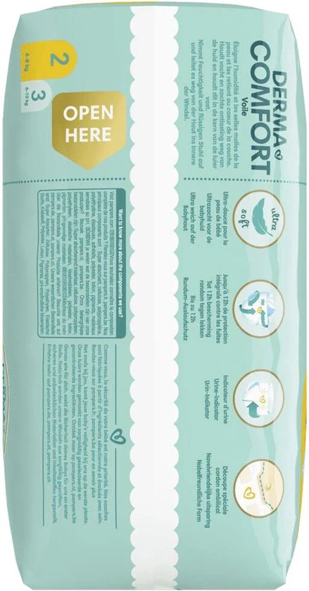 Pampers Premium Protection Couches Taille 2 (4-8 kg) 40 pcs