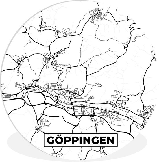 Wall Circle Wall Circle Indoor Map Göppingen Map City Map