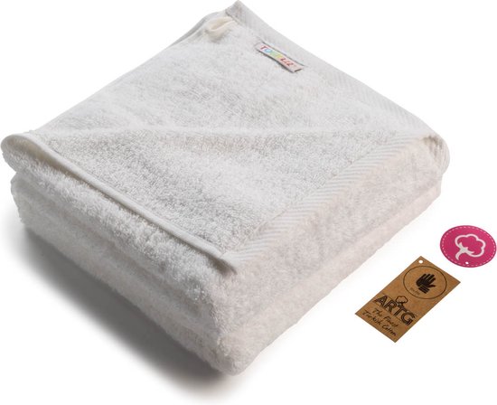 ARTG® Towelzz - AR035 - Handdoekset - 100% Katoen - 50 x 100 cm - Wit - White - Set 5 stuks