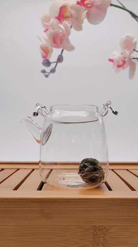 Creano Coffret Cadeau Fleurs de Thé dans une Boîte à Thé en Bois