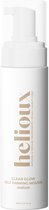 Helioux® Self Tanning Mousse Clear Glow Medium - Zelfbruiner Mousse voor Lichaam & Gezicht - Volledig Transparant - Zero Transfer