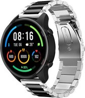 Strap-it Xiaomi Mi Montre Bracelet Acier - Argent/Noir
