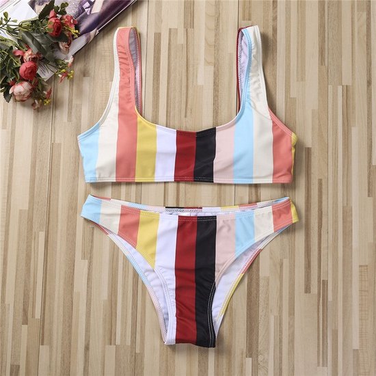 Bikini Dames Bikini Sets Gestreept Bikini Bikini Zomer 2022 Maat