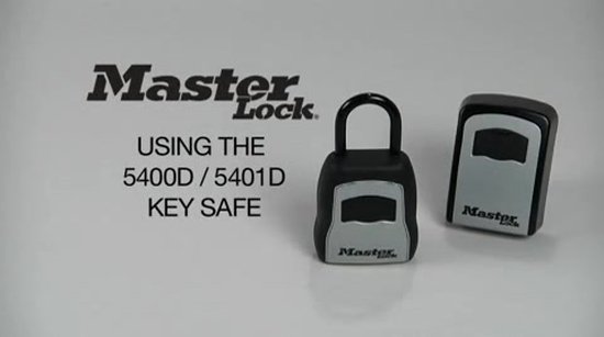 MasterLock Sleutelkluis 5401D - Met 4-cijferige code - Voor 5 sleutels ...
