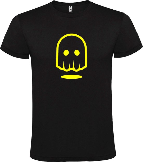 T-shirt Zwart 'Ghost' Jaune taille 4XL