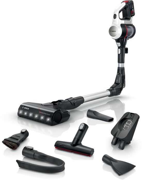 Bosch Unlimited 7 BSS711W - draadloze steelstofzuiger - zakloos - zwart