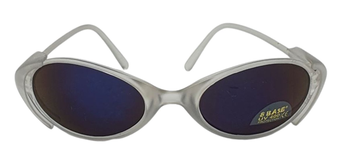 Zonnebril SPACE MOUNTAIN - Ski - Sport Model - Bril - UV 400 - Transparant / Blauw - Shades - Unisex - Kinderbril