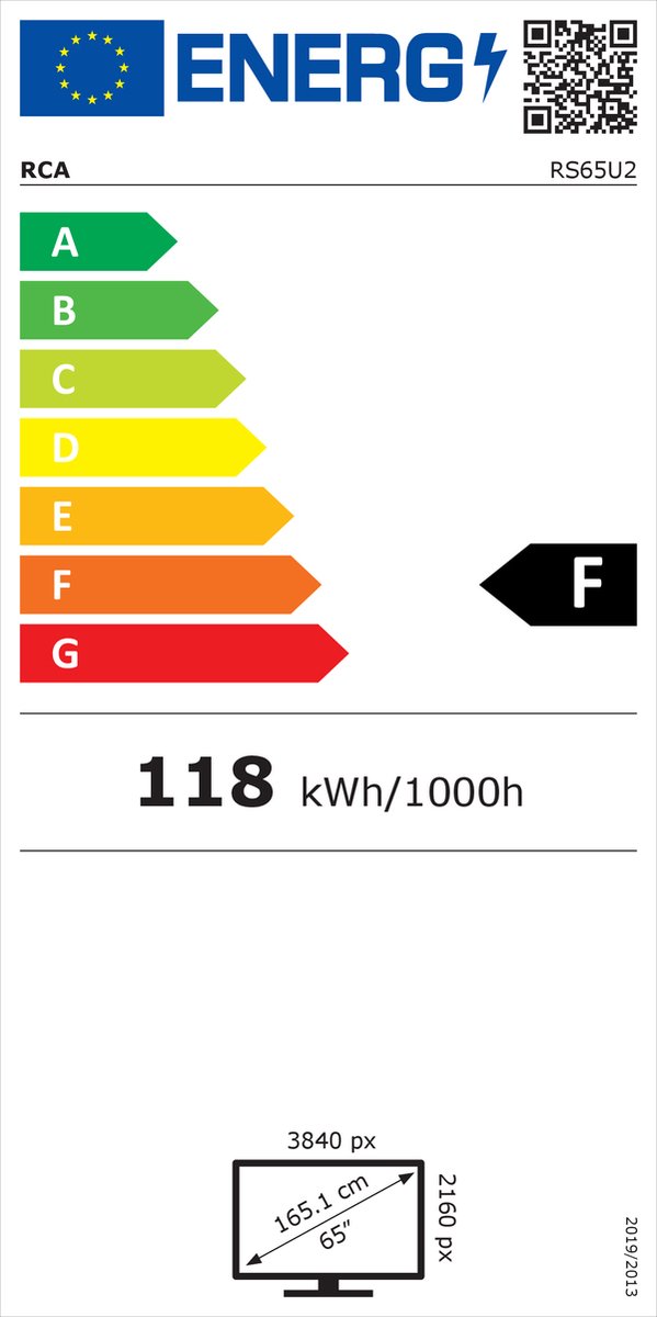 RCA RS65U2 - 65 inch - 4K LED - 2020 - afbeelding 2