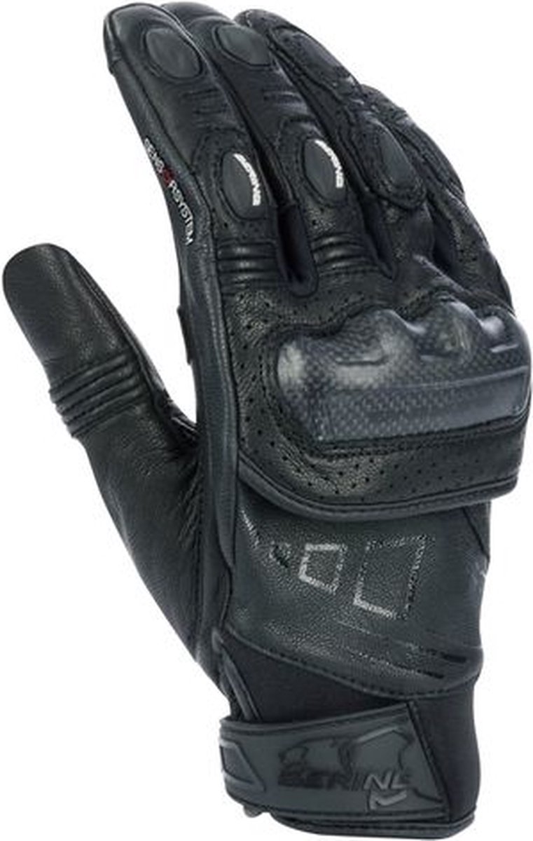 Bering Razzer Black Gloves T8 - Maat T8 - Handschoen