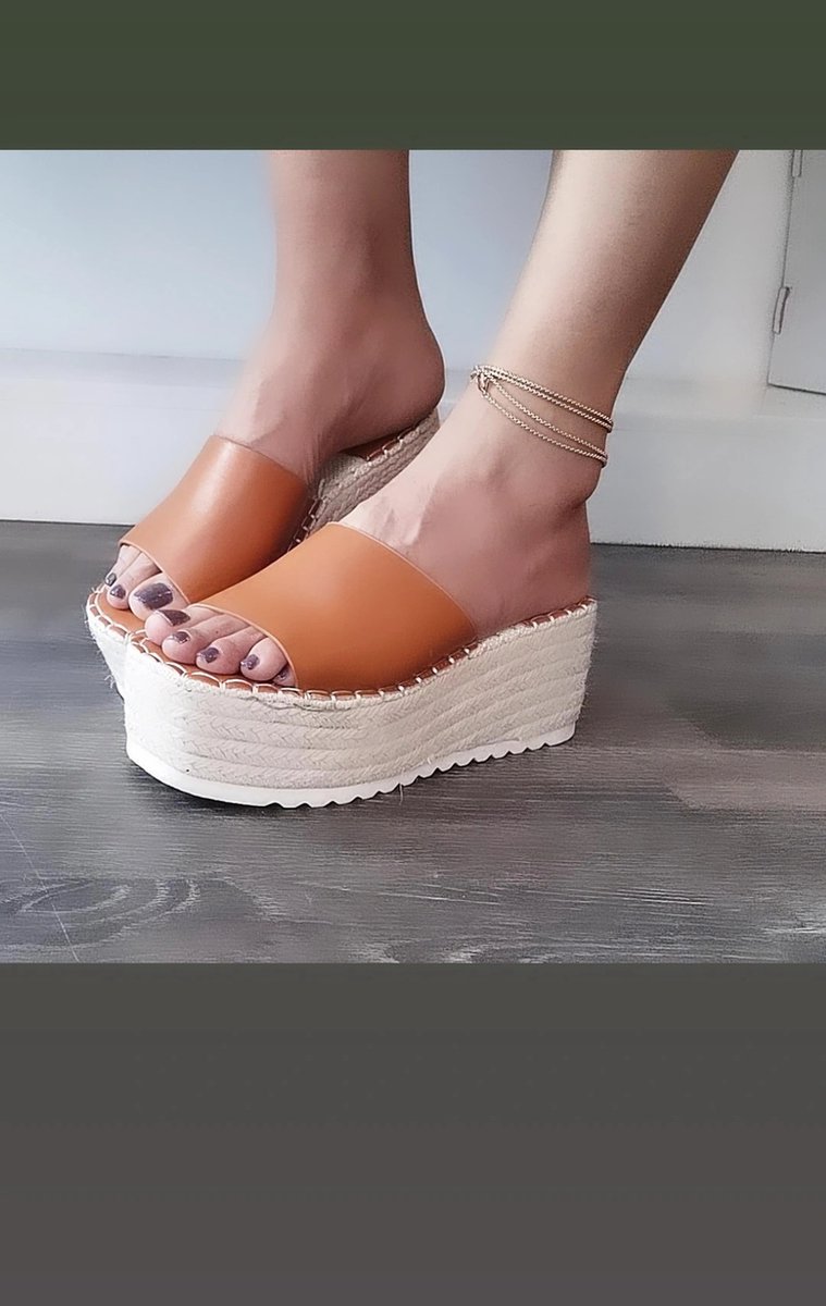 Jute dames sandalen