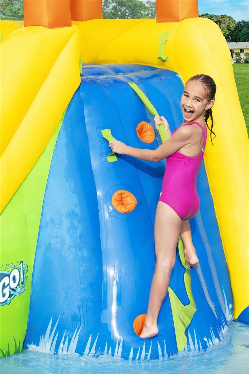 Bestway H2OGO! Waterpark mount splashmore - speelzwembad - klimwand - Glijbaan — afbeelding 9