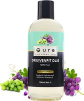 Druivenpitolie 100ml | 100% Puur en Vloeibaar | Druivenpit Olie voor Haar, Huid en Lichaam