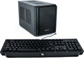 Mini Desktop PC / ITX Office Computer - 5600G 6-core - 240GB SSD - 8GB RAM - WiFi / Bluetooth - Win11 Pro - QB1