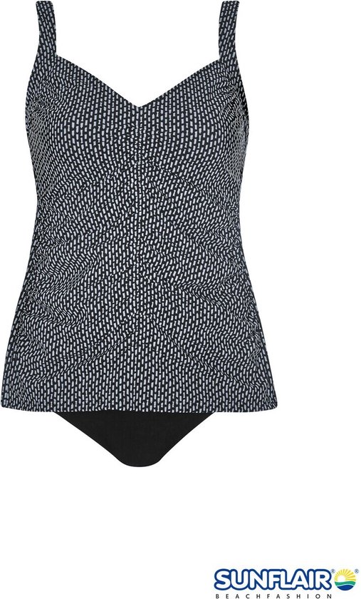Sunflair Tankini Zwart/Wit