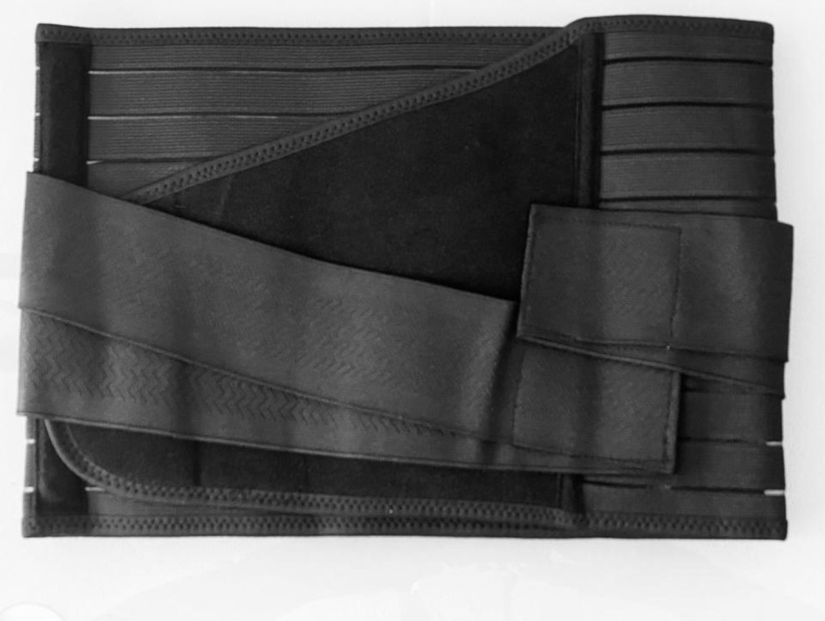 Goedkoopste Tailleband - Buikband - Steunband - Unisex - Zwart - 100cm M/L