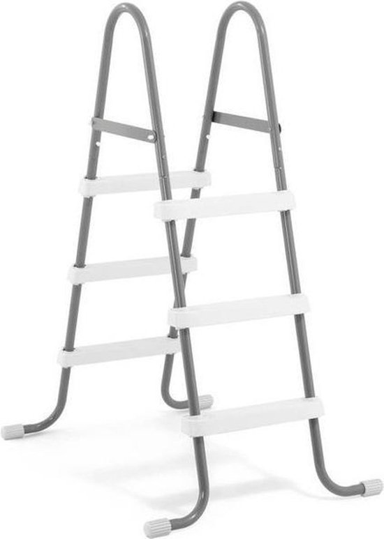 Zwembadladder Bestway Bootladder 4 Treden FreeTec Bootladder - Telescopische Roestvrijstalen Ladder Voor Je Boot Of Zwembad Zwembad Ladder Opvouwbare Ladder Water