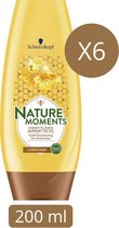 Schwarzkopf  Nature Moments Honey Elixer Conditioner 200 ml - 6 stuks - Voordeelverpakking