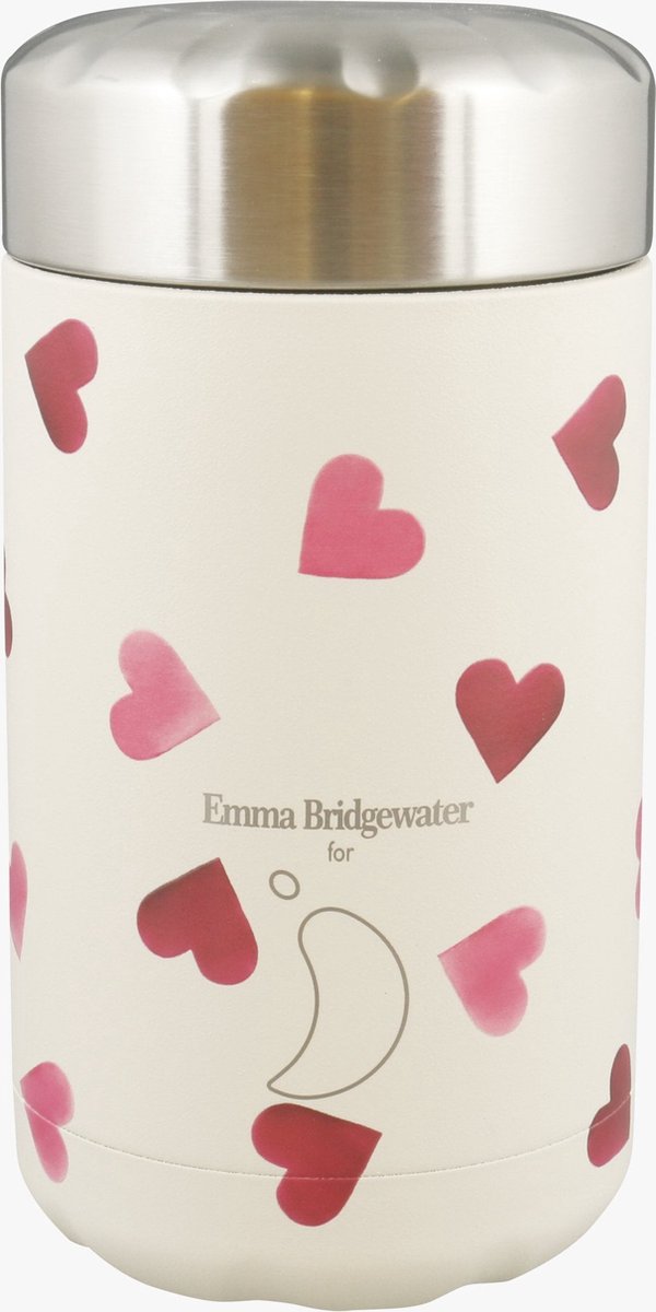 Emma Bridgewater Chilly Food Pot Pink Hearts 500 ml.