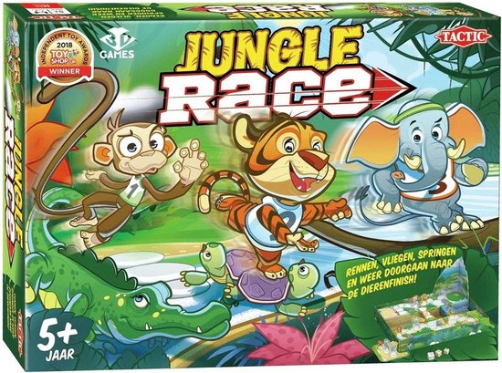 Afbeelding van het spel Tactic 3d Gezelschapsspel Jungle Race Groen 37 Cm