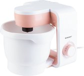 Silvercrest Keukenmachine - Roze - Geschikt voor mixen, raspen, snijden, roeren, kloppen en kneden - Aantal snelheden: 4 - Vermogen: 550 W - Met een grote mengkom (3,8 liter)