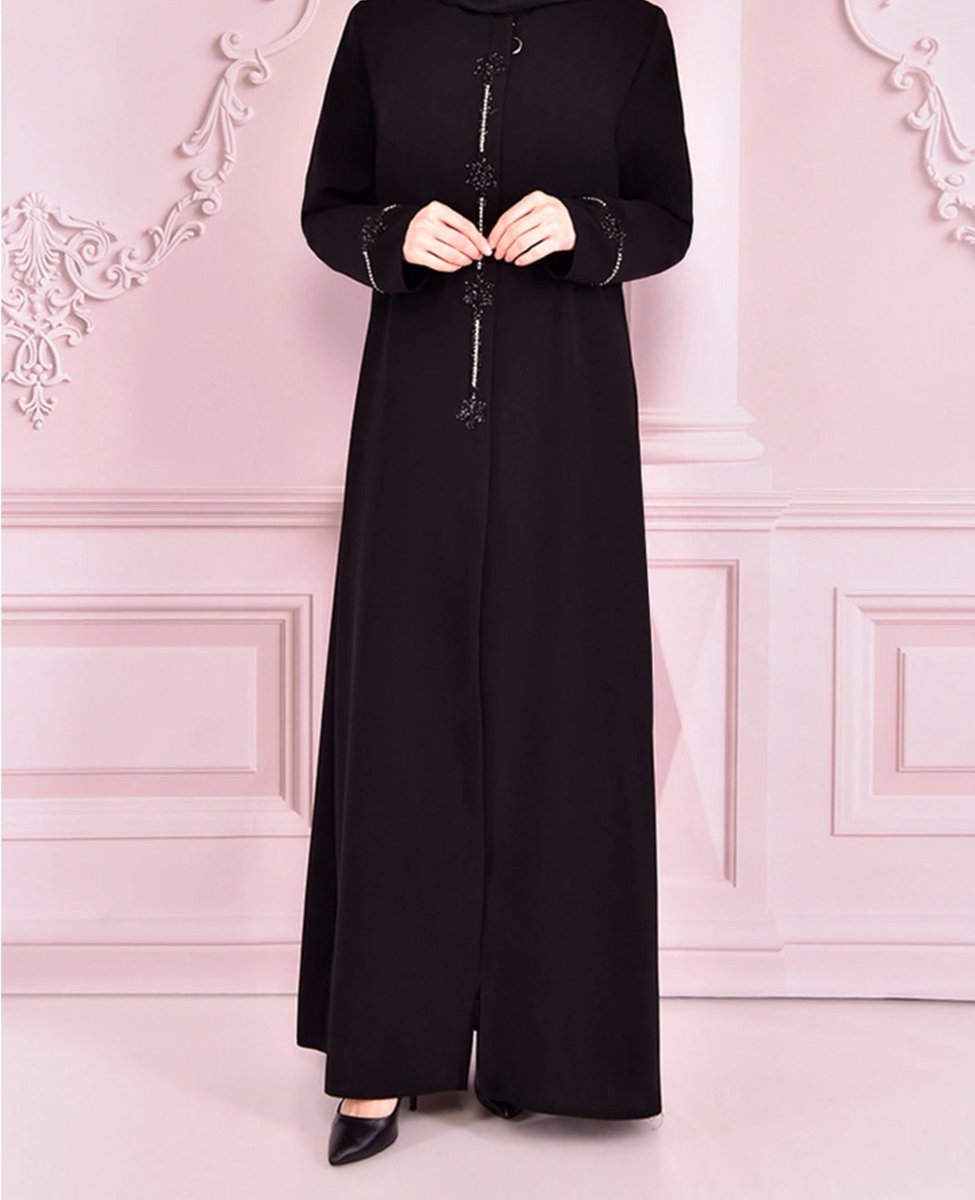 Hoofddoek, abaya, islamitische jurk, hijab, evening dress.