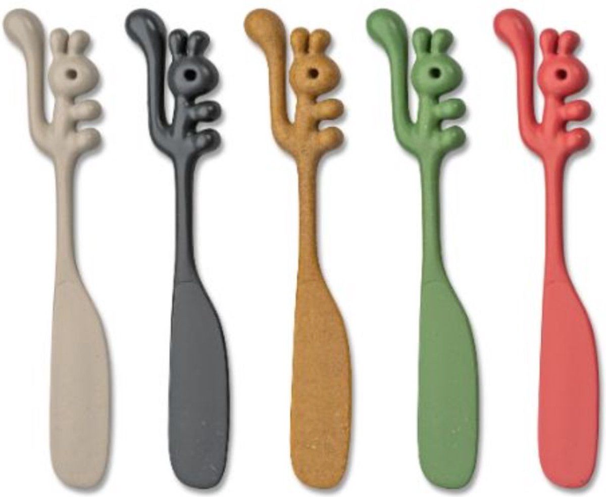 Smeermessen, Set van 5, Organic - Koziol|Yummi