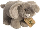 Pluche dieren knuffels olifant van 26 cm - Knuffeldieren olifanten speelgoed