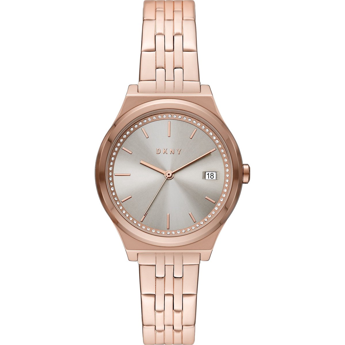 DKNY Horloge Analooge quartz One Size Grijs 32015761