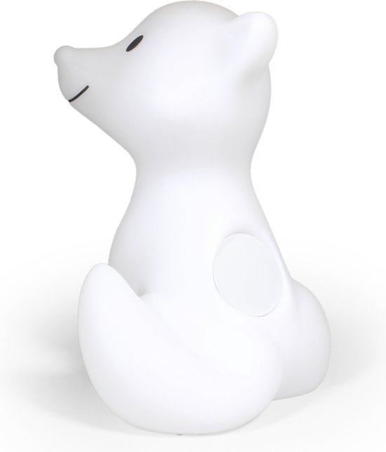 Atelier Pierre - Speaker LED sfeerlamp - Cesar de Vos WIT - USB, Bluetooth- H 45 cm van Atelier Pierre — afbeelding 3