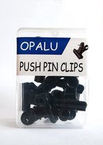Opalu Push Pin Clips Zwart 10 stuks