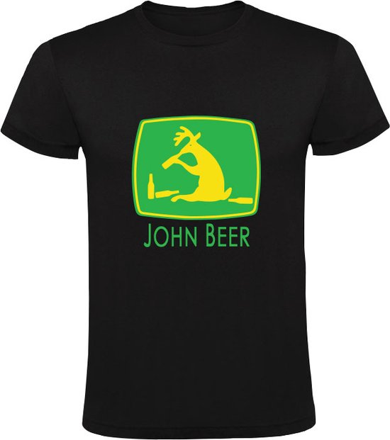is meer dan ding elegant John Beer | Heren T-shirt | Boer | Trekker Tractor | Bier | Drank | Feest |  Festival |... | bol.com