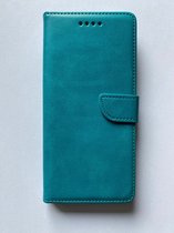 Geschikt voor Samsung Galaxy A53 hoesje - Kunstleer Book Case Turquoise - met extra ruimte voor briefgeld