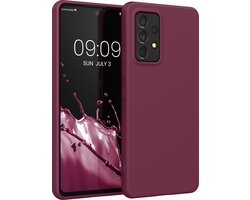 kwmobile telefoonhoesje geschikt voor Samsung Galaxy A53 5G - Hoesje voor smartphone - Back cover in bordeaux-violet