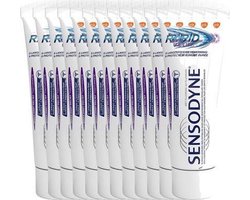 Sensodyne Rapid Relief Mint Tandpasta - Voordeelverpakking 12x75ml