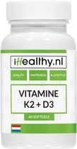 Vitamine K2 + D3 in olijfolie | 60 softgels