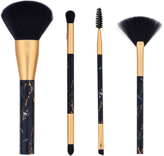 Royal & Langnickel MODA Make-up-Pinsel-Set, 4-teilig In Lila – Vegan & Wasserabweisend