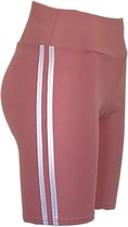 Mode Premium dames court Sweatpants / piste Pantalons / Sports Pantalons | Shorts de jogging | Rose - S