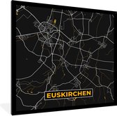 Fotolijst incl. Poster - Goud – Duitsland – Plattegrond – Gold – Stadskaart – Kaart – Euskirchen - 40x40 cm - Posterlijst