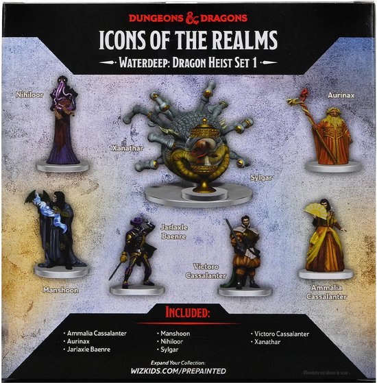 Thumbnail van een extra afbeelding van het spel D&D Icons of the Realms Waterdeep: Dragon Heist Set 1
