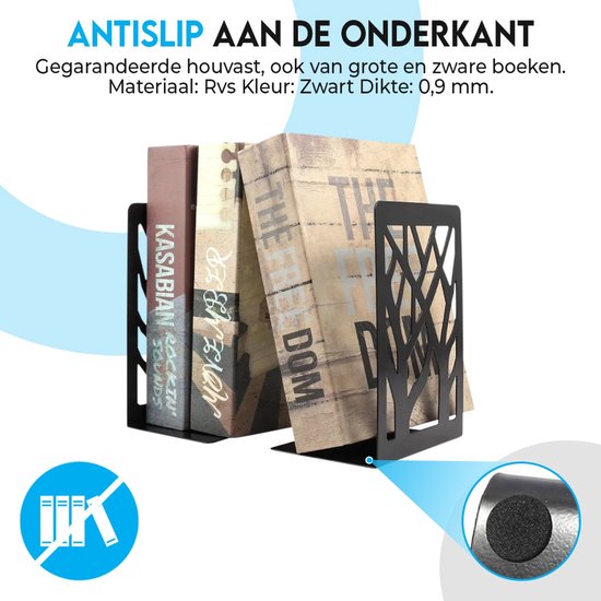 KARE boekensteun Vingers vasthouden, goudkleurig, set van 2