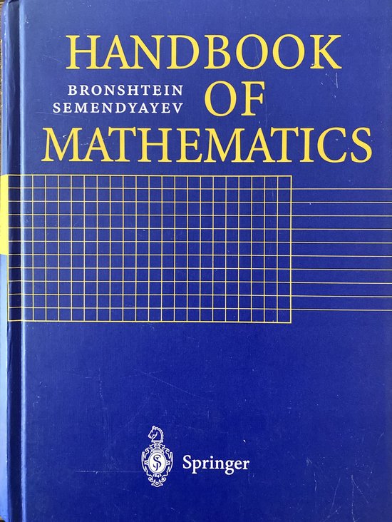Omslag van Handbook of Mathematics