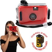 TibaGoods camera - Met rol - Waterdicht - Analoge Camera - Kinder Camera