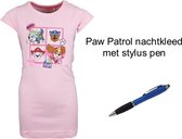Paw Patrol - Nickelodeon - Nachthemd - Slaapkleed. Maat 110 cm / 5 jaar + EXTRA 1 Stylus Pen.