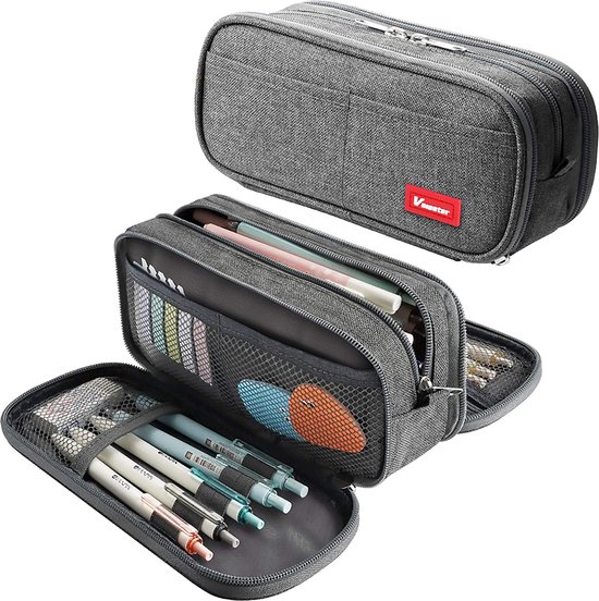 Pencil case - pennenetui - pennenhouder - pennenzak - duurzaam - ruim