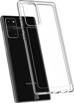 Samsung Galaxy Note 20 Hoesje - Spigen - UltraHybrid Serie - Hard Kunststof Backcover - Crystal Clear - Hoesje Geschikt Voor Samsung Galaxy Note 20