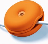 kabels en snoeren wikkelen met Cable Turtle XL oranje | set van 2 stuks
